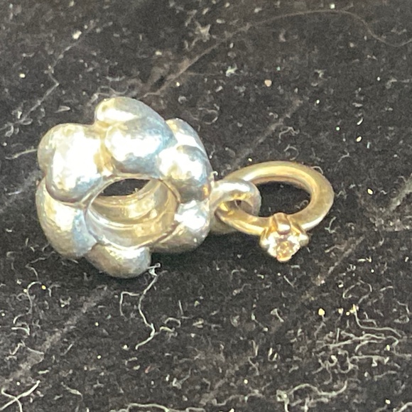Pandora two tone engagement ring charm - Picture 3 of 7